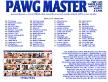 Tablet Screenshot of pawgmaster.com